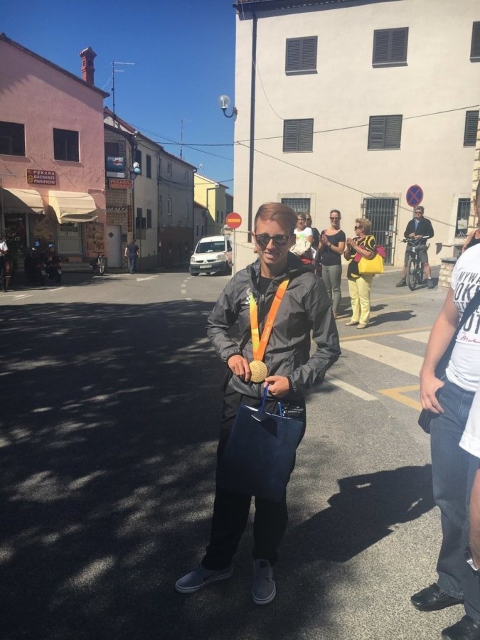 Održan svečani doček zlatne paraolimpijke Mikele Ristoski u Medulinu