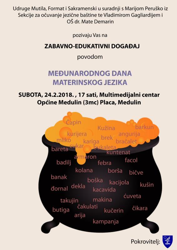 Međunarodni dan materinskog jezika - subota 24. 02. 2018., Medulin