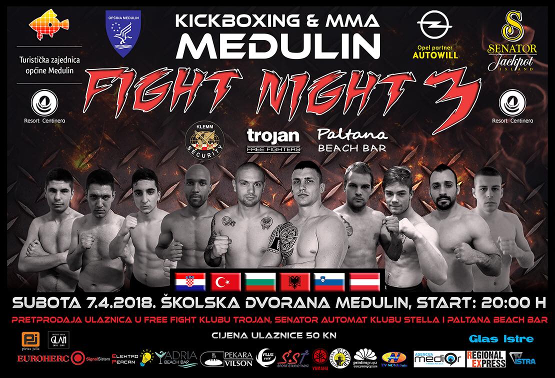 Medulin Fight night 3 – 07.04.2018.