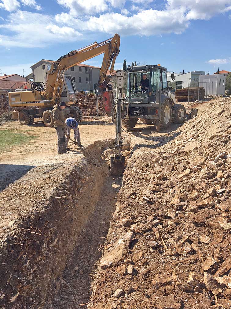 Albanež nastavlja s izgradnjom kanalizacije u Medulinu