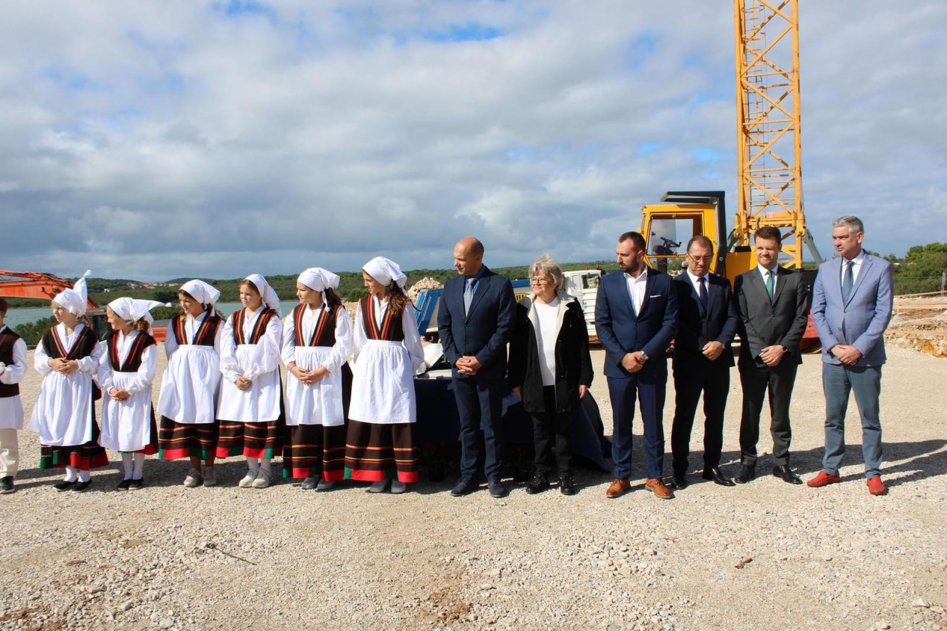 Polaganje kamena temeljca Centra za starije osobe Općine Medulin