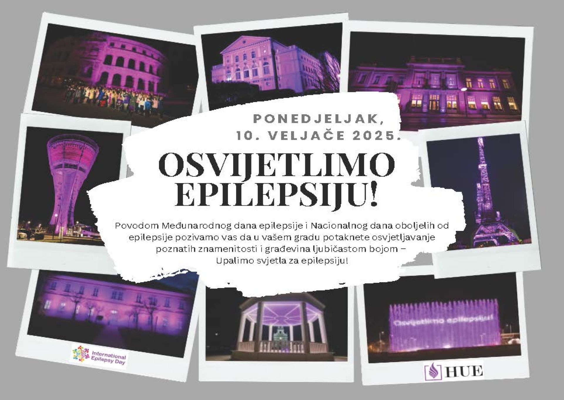 Malin na vitar u Medulinu svijetli ljubičasto u znak podrške osobama s epilepsijom