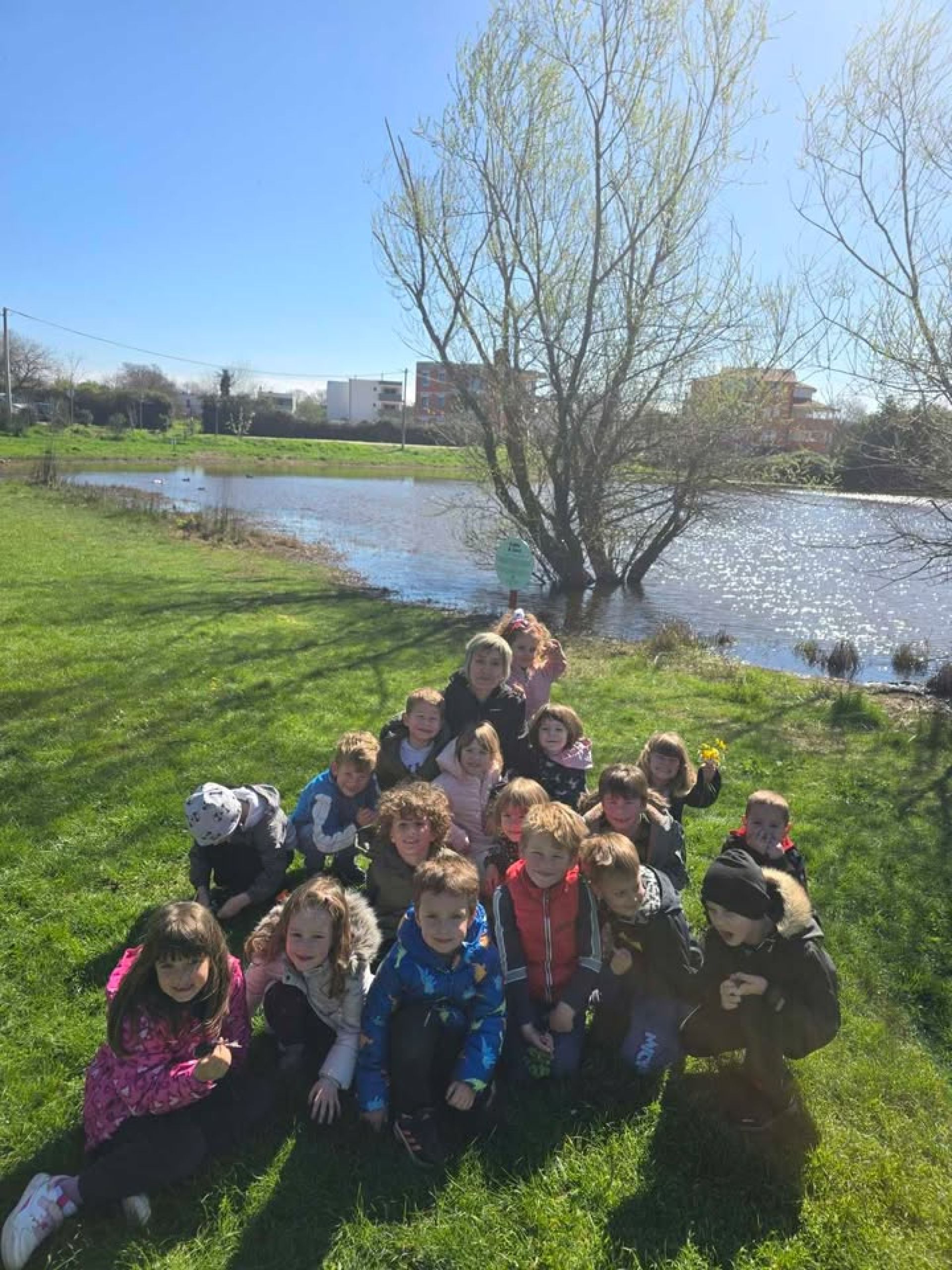 Djeca iz DV Sunčica obilježila Dan voda uz posjet Medulinskoj lokvi