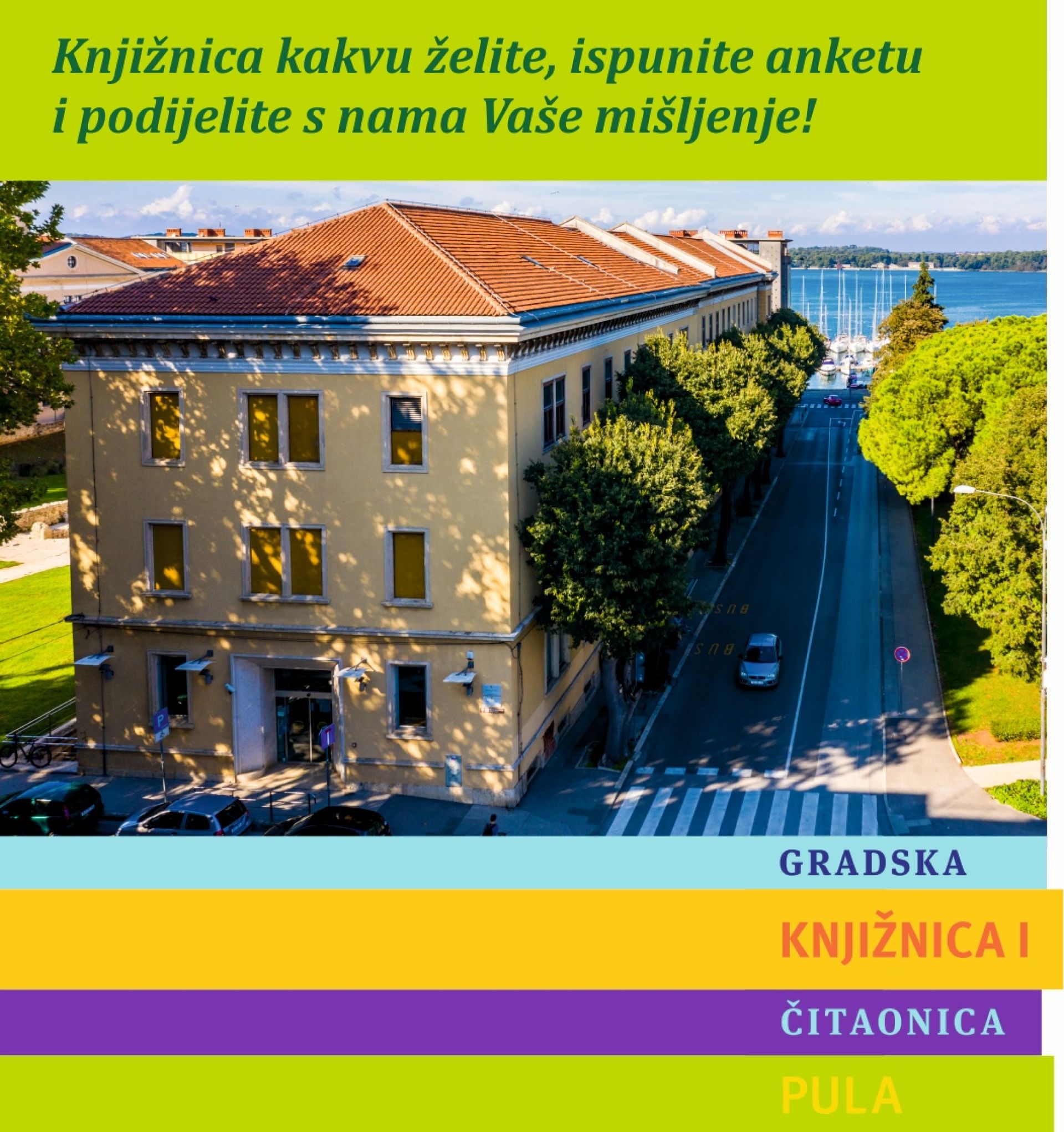 GKČ Pula - Knjižnica kakvu želite - istraživanje o mišljenju i zadovoljstvu građana knjižničnim uslugama