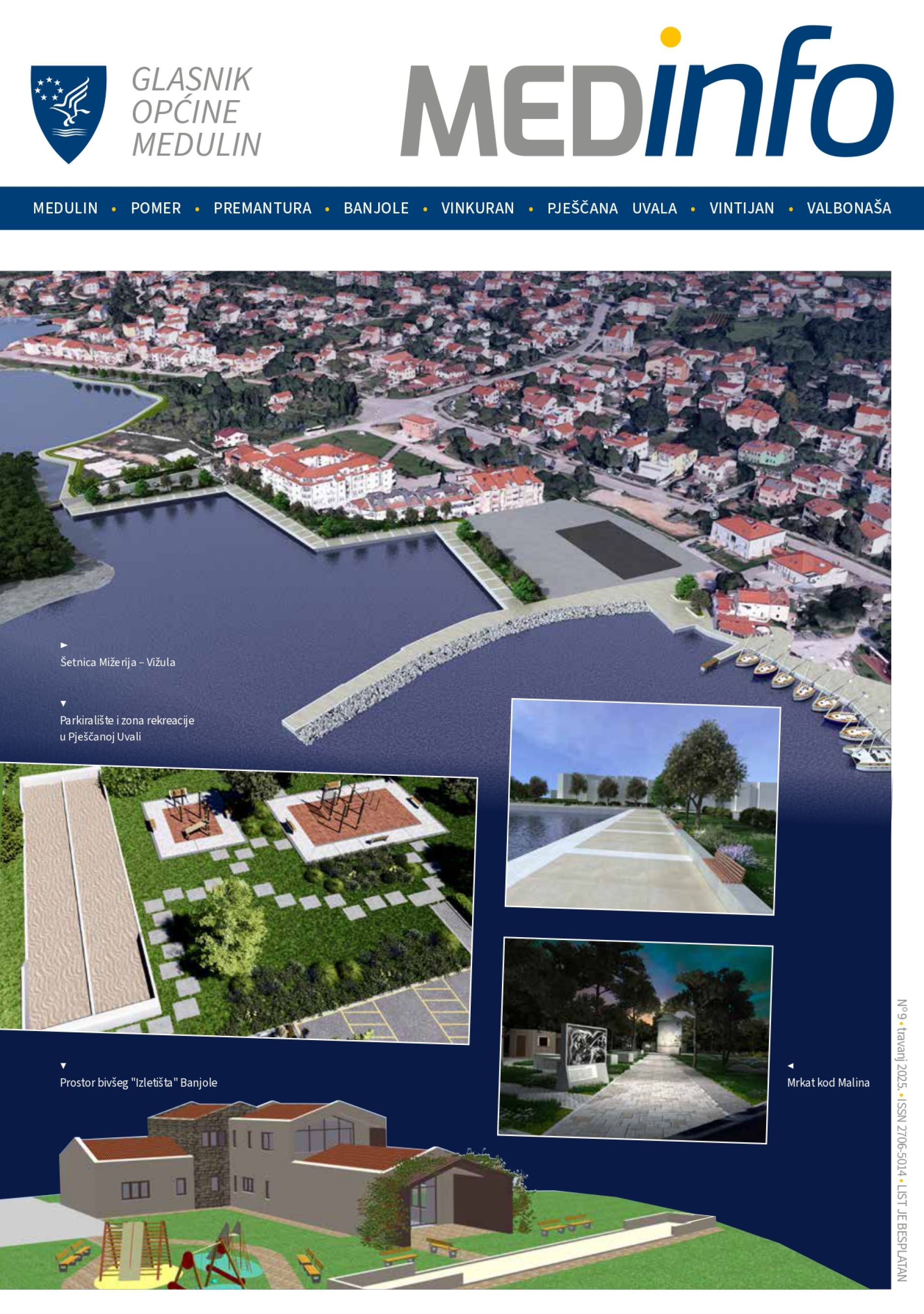 Objavljen novi broj Glasnika Općine Medulin – “MEDinfo”