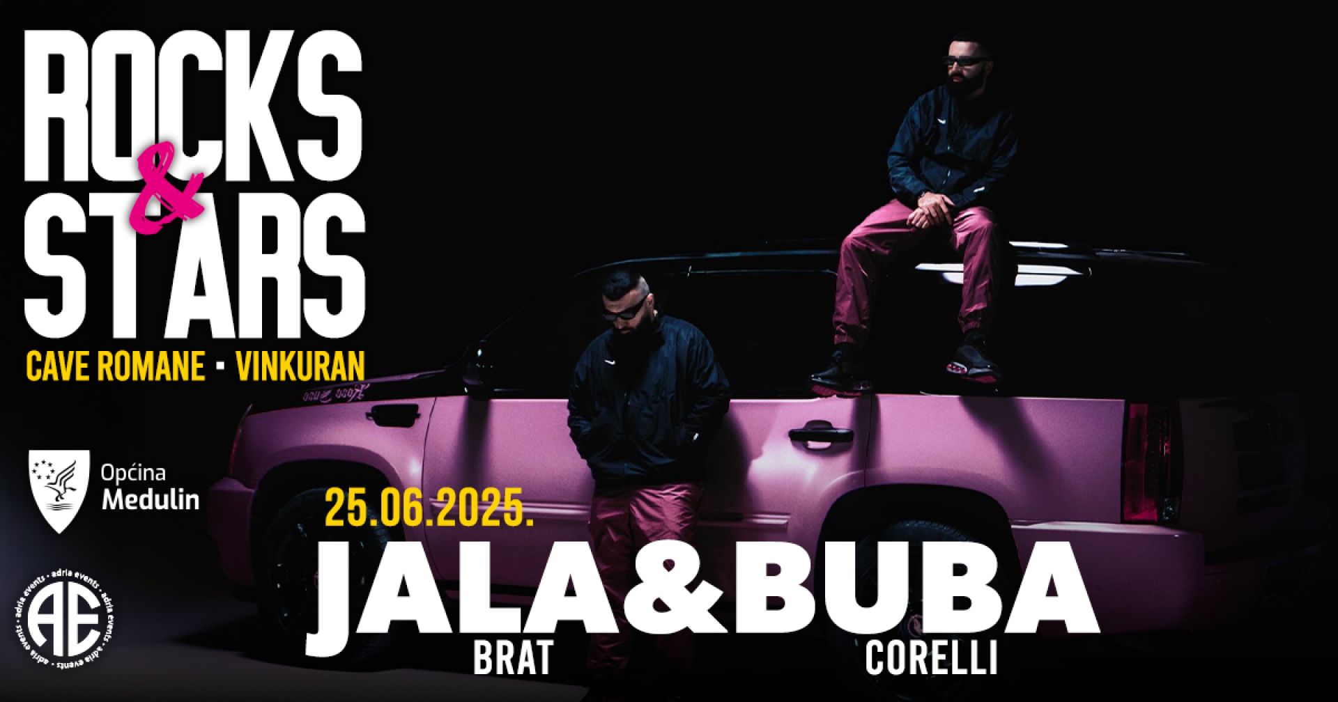 Izmjena u Line-upu Rocks & Stars Festivala 2025  - Grše zbog zdravstvenih razloga otkazao sve nastupe za naredna dva mjeseca Jala brat i Buba corelli 25.06. stižu u Vinkuran