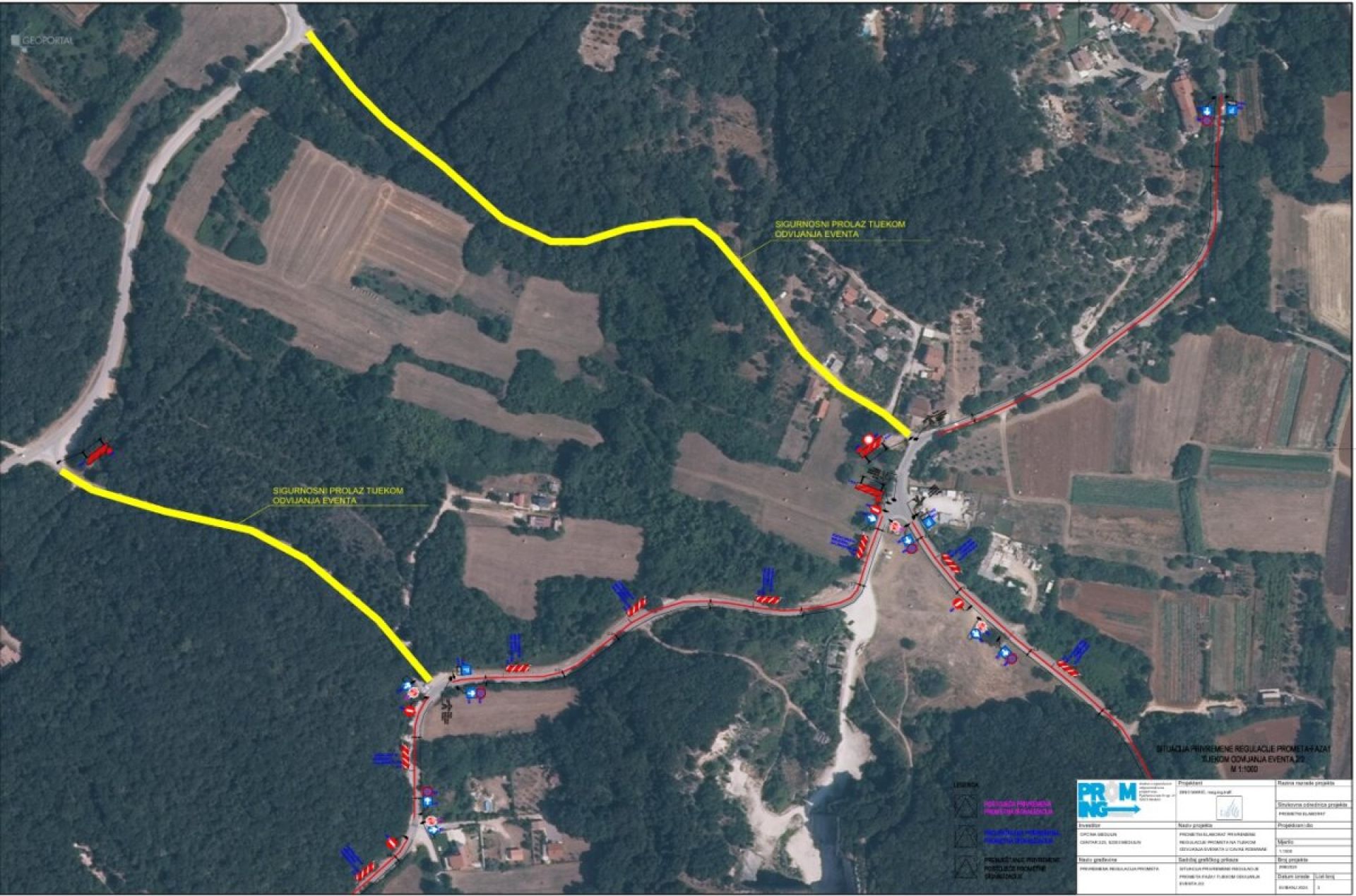 Obavijest o posebnoj privremenoj regulaciji prometa za vrijeme Rocks & Stars Festivala 25.6., 26.6., 28.6. i 29.6.2025 - od 18:00 sati do 02:00 sati