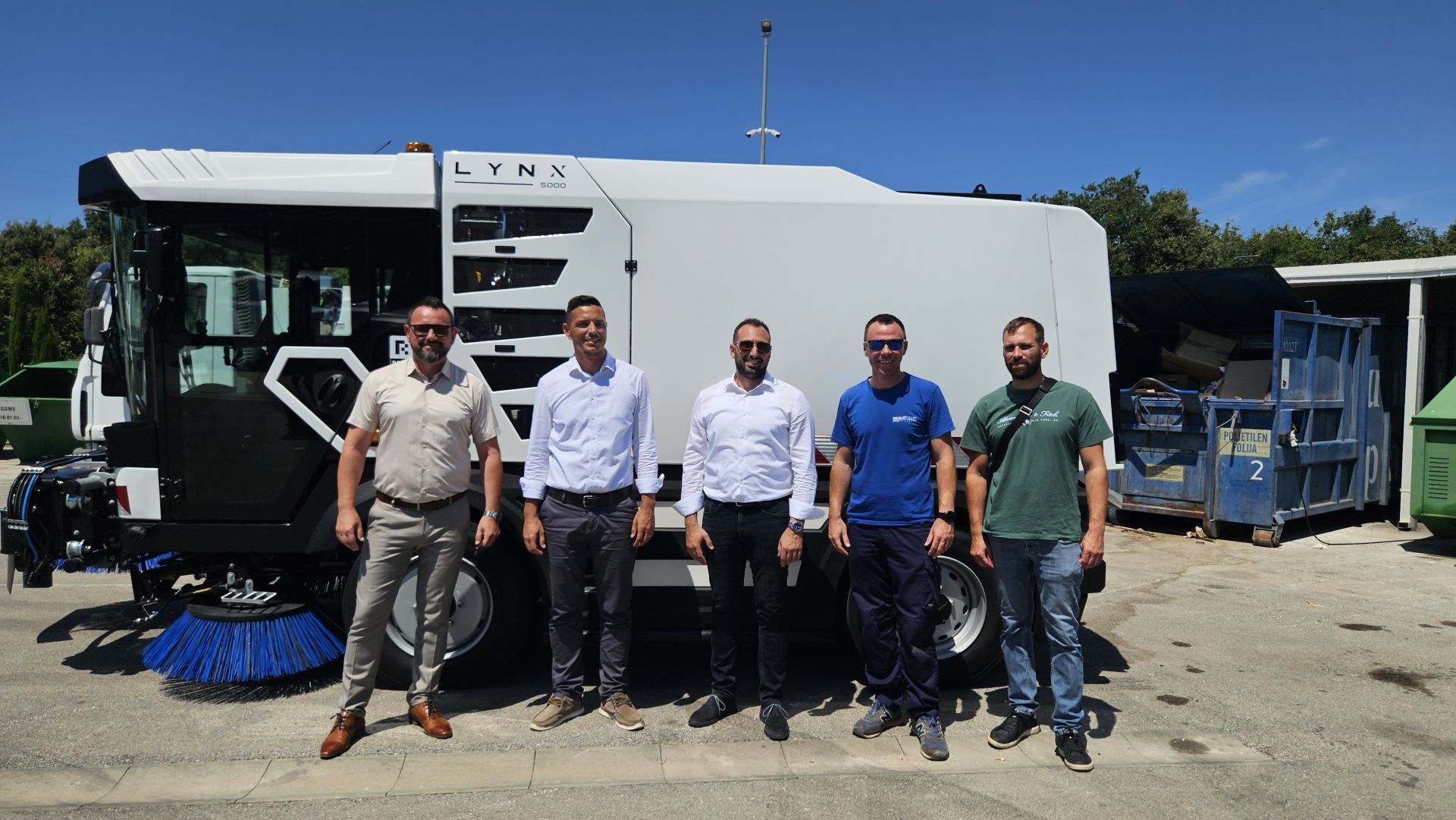 Primopredaja nove čistilice Rasco Linx 5000 u Banjolama 