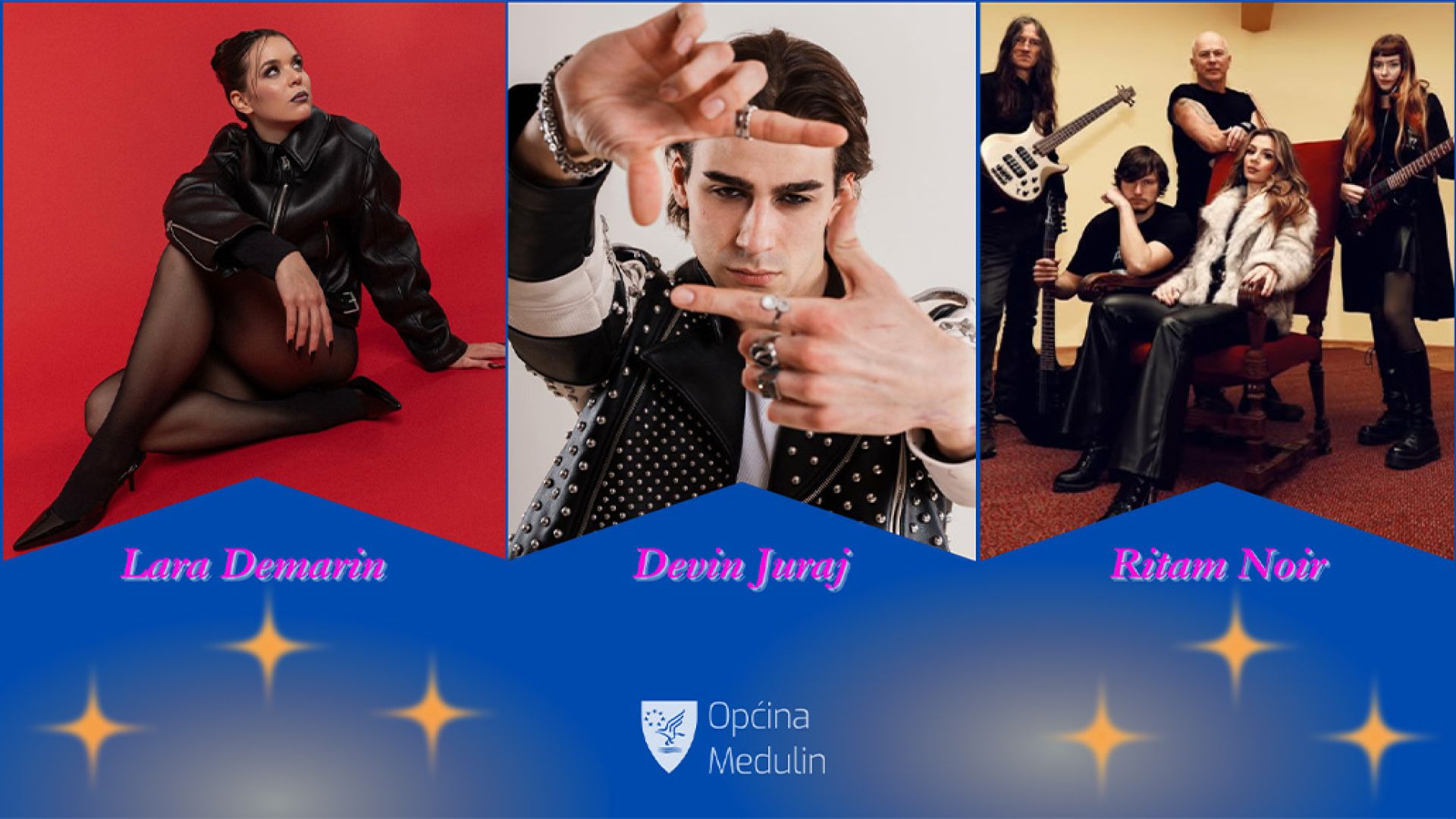 Troje glazbenika s područja općine Medulin na Dori 2026.