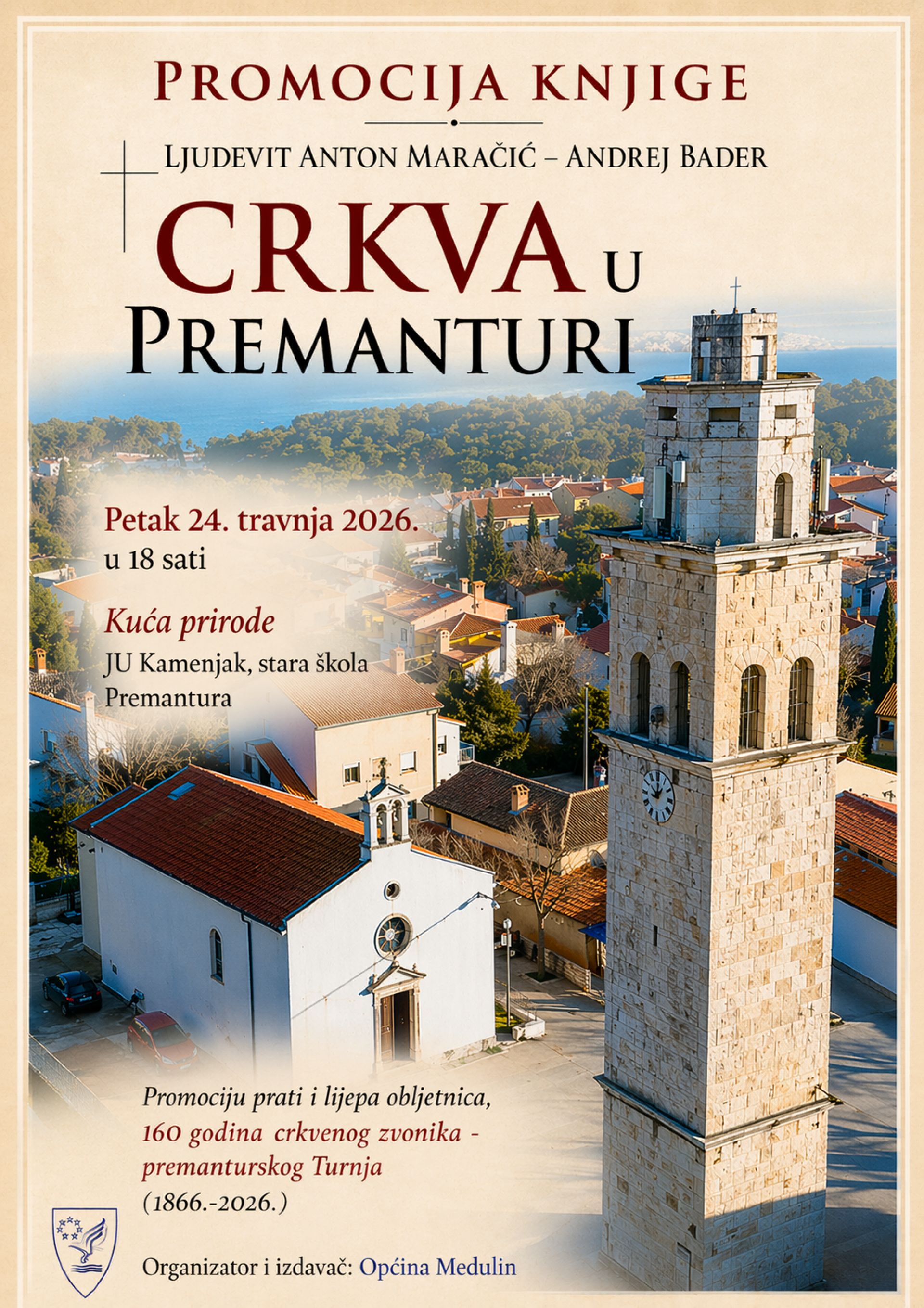 Promocija knjige „Crkva u Premanturi, 2 dopunjeno i prošireno izdanje“ 