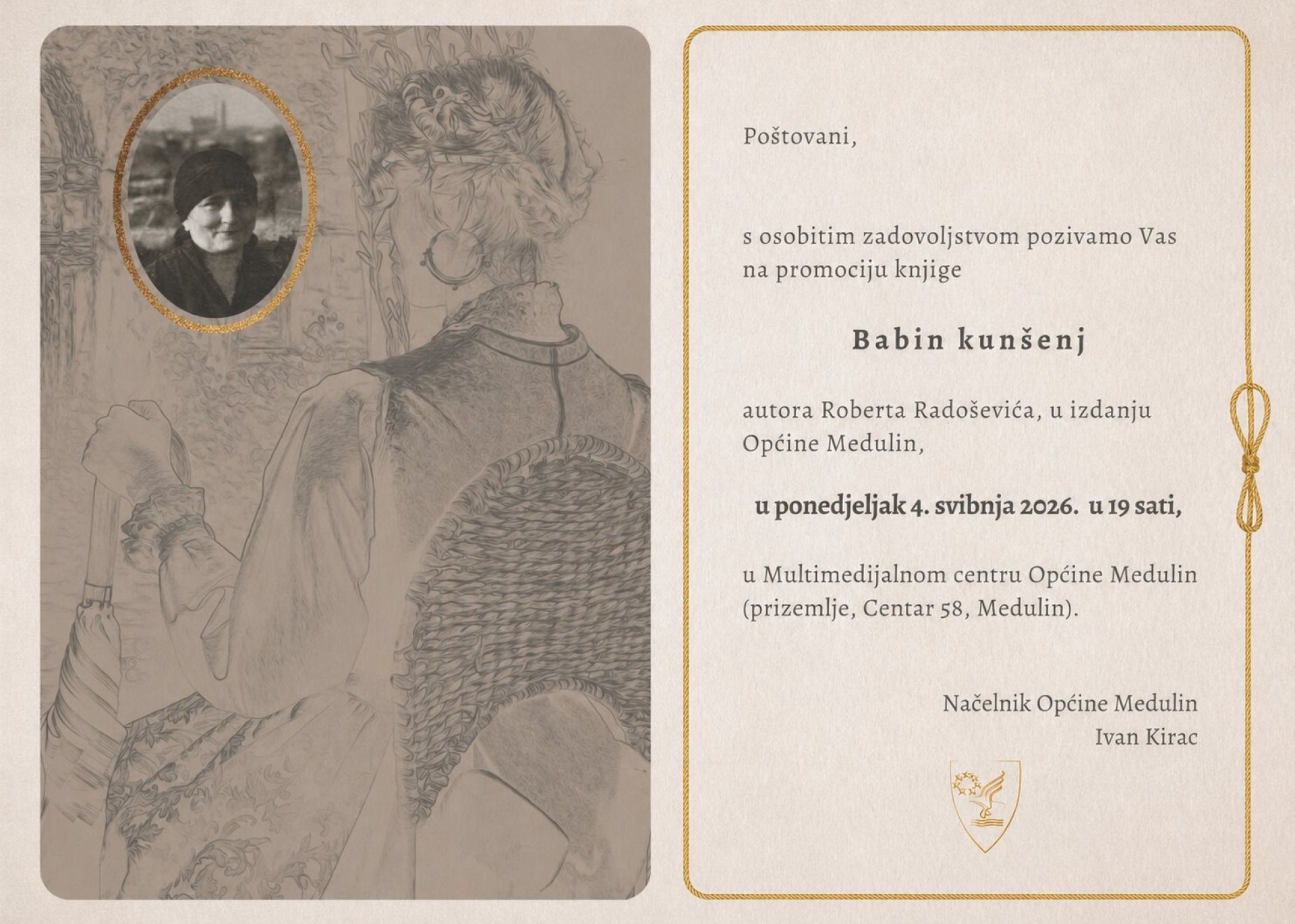 Promocija knjige „Babin kunšenj“ autora Roberta Radoševića