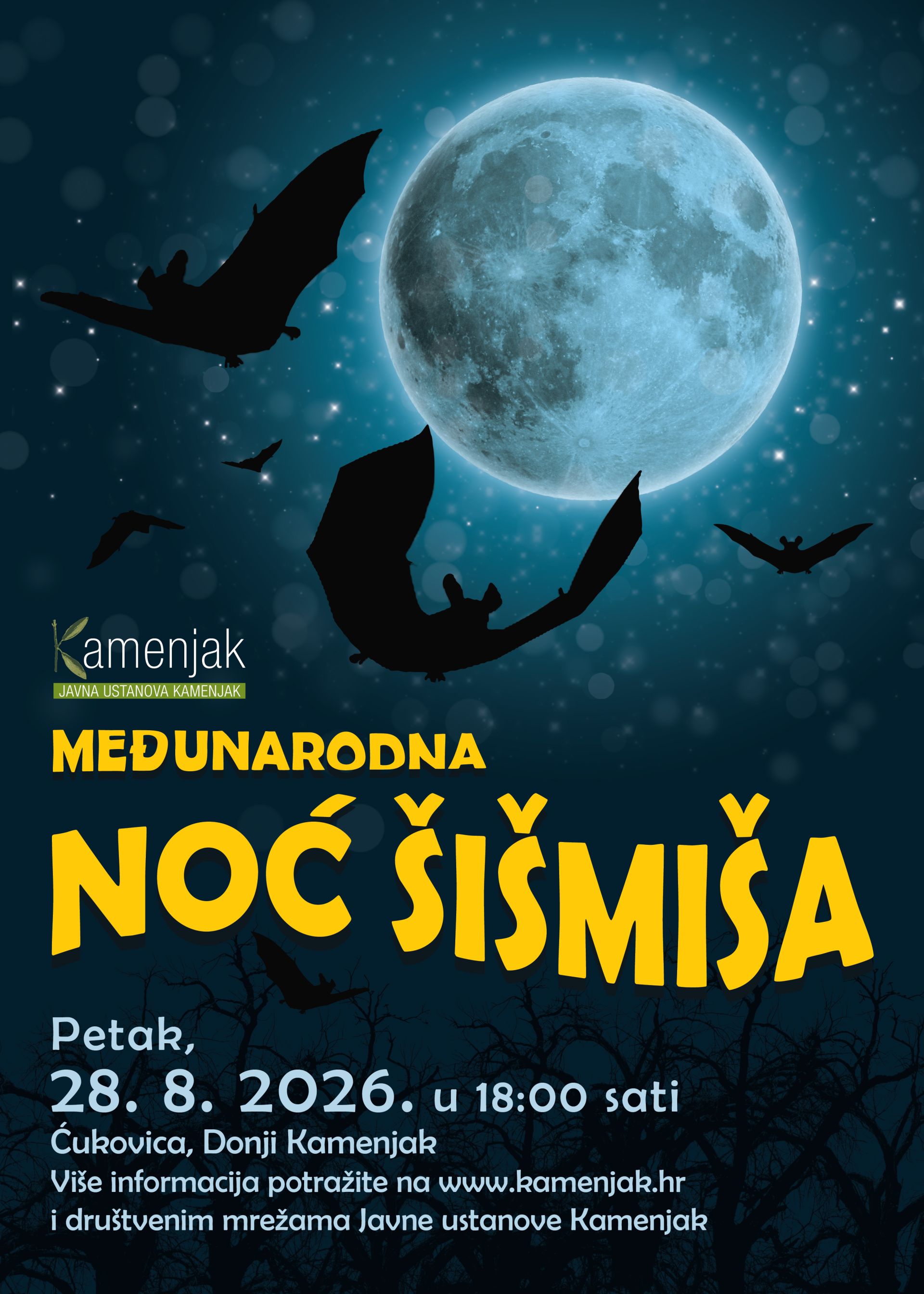 Međunarodna noć šišmiša na Kamenjaku: zabava, edukacija i istraživanje svijeta šišmiša