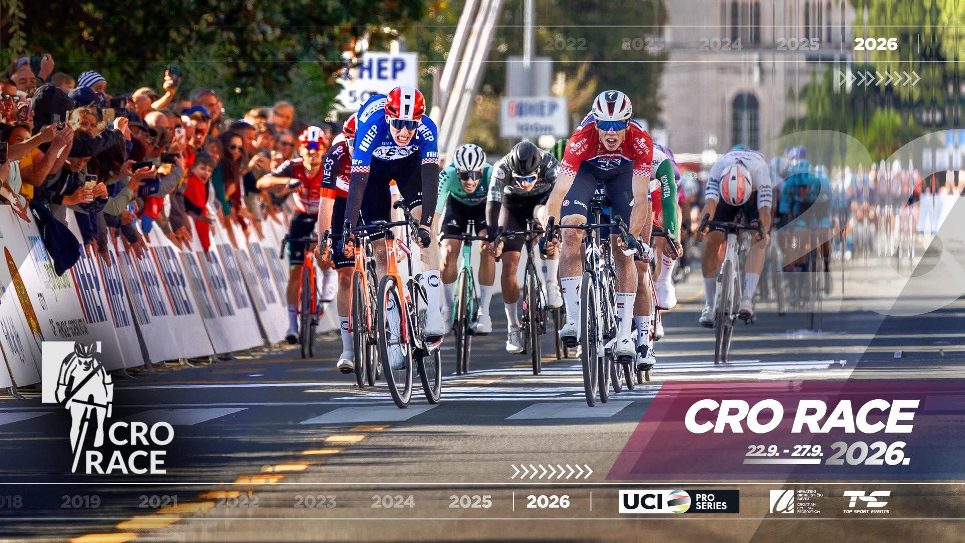 Obavijest o prolasku 4. etape međunarodne profesionalne biciklističke utrke CRO Race - 25.09.