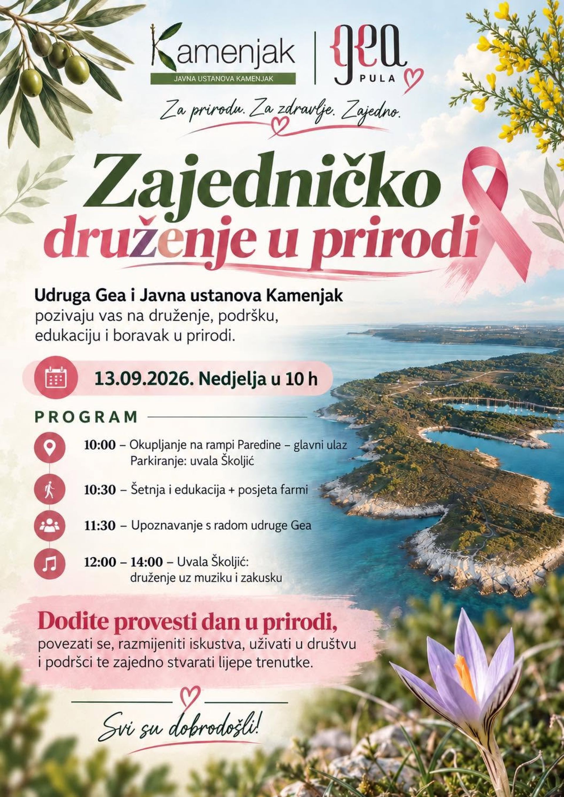 „Dan za Geu na Kamenjaku“ - 13.09. u Uvali Školjić